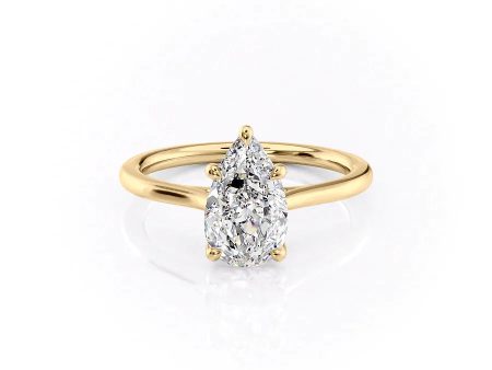 The Lexie Set With A 1.5 Carat Pear Lab Diamond Online now