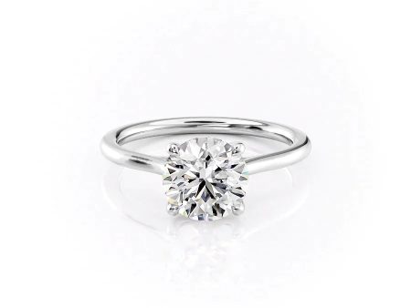 The Lexie Set With A 2.5 Carat Round Lab Diamond Online Sale