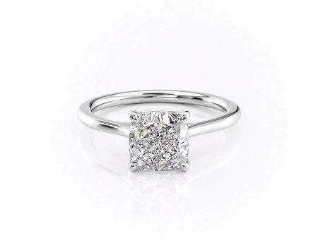 The Lexie Set With A 2.5 Carat Cushion Lab Diamond For Discount