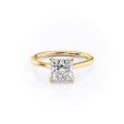 The Lexie Set With A 2.5 Carat Princess Lab Diamond Cheap