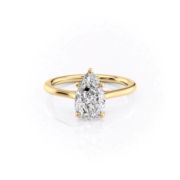 The Lexie Set With A 2 Carat Pear Lab Diamond Sale