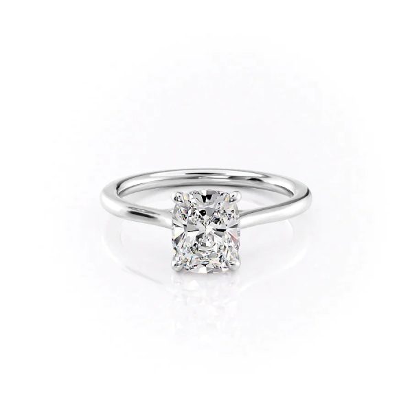 The Lexie Set With A 3 Carat Elongated Cushion Lab Diamond For Cheap