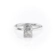 The Lexie Set With A 2.5 Carat Radiant Lab Diamond Online Sale