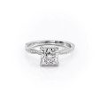 The Caroline Set With A 2 Carat Princess Lab Diamond Online