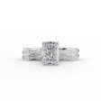 The Caroline Set With A 2 Carat Radiant Lab Diamond Hot on Sale