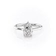 The Lexie Set With A 2.5 Carat Pear Lab Diamond Online Sale