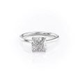 The Lexie Set With A 2 Carat Cushion Lab Diamond Cheap