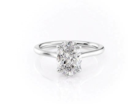 The Lexie Set With A 2 Carat Oval Lab Diamond Sale