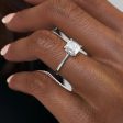 The Lexie Set With A 2 Carat Cushion Lab Diamond Online