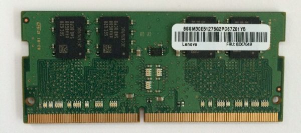 Lenovo 8GB 2400MHz PC4-19200 Sodimm 4X70M60574 T480s X280 P52s P51 P71 L480 Online