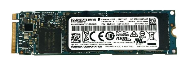 Lenovo 00UP542 Toshiba 512GB SSD PCIe 512G XG4  Re MWst. Online now