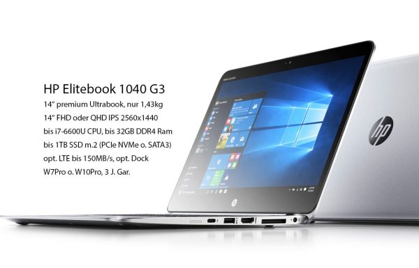 HP Elitebook 1040 G3 V1A81-D2 14   FHD i5-6300U 8GB 512GB-SSD-m.2 W7P  W10P Hot on Sale