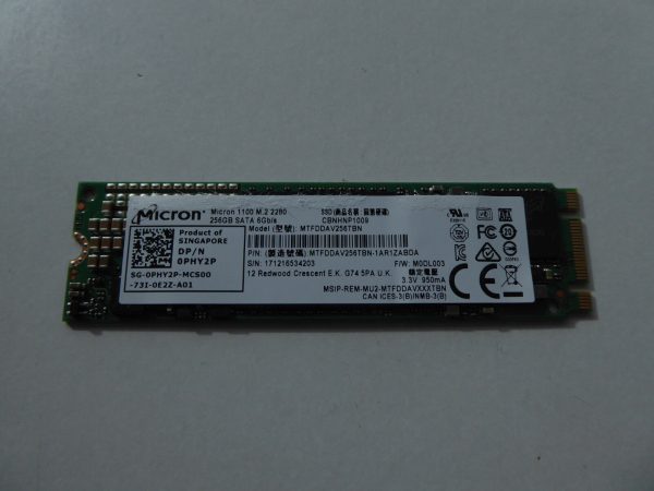 Orig. Dell 256GB m.2 SSD 0PHY2P für Latitude 7480 7490 7380 7390 5480 5470 For Cheap