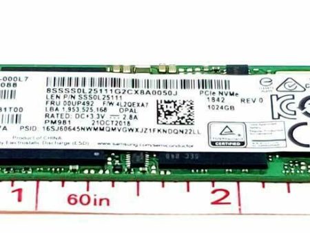 Lenovo 1TB m.2 2280 SSD SKHynix 5SS0V26406 f P17 P15 P14s T14 T15 X13 X1 L15 L14 For Sale