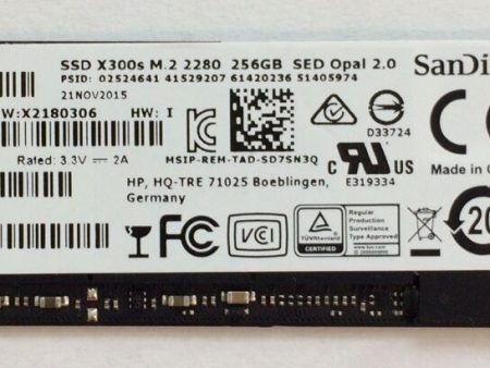 Original HP 256GB SSD m.2 2280 SATA3 6G 769998-001 790056-001 OPAL2 SED Online