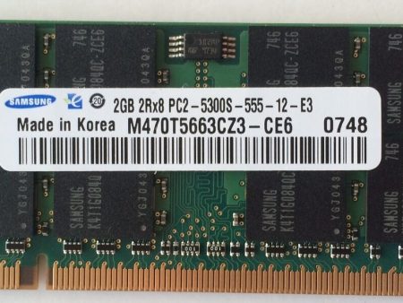 Original Lenovo IBM Thinkpad Ram 2GB PC2-5300 667MHz CL5 SoDimm FRU: 40Y8404 Hot on Sale