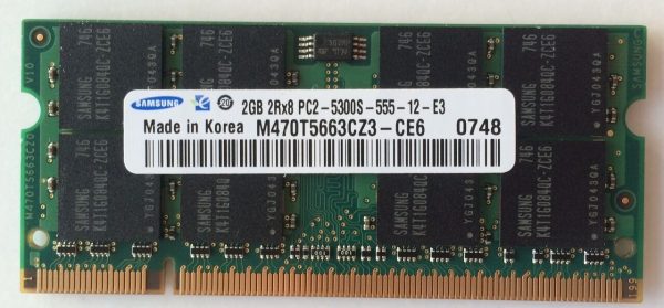 Original Lenovo IBM Thinkpad Ram 2GB PC2-5300 667MHz CL5 SoDimm FRU: 40Y8404 Hot on Sale