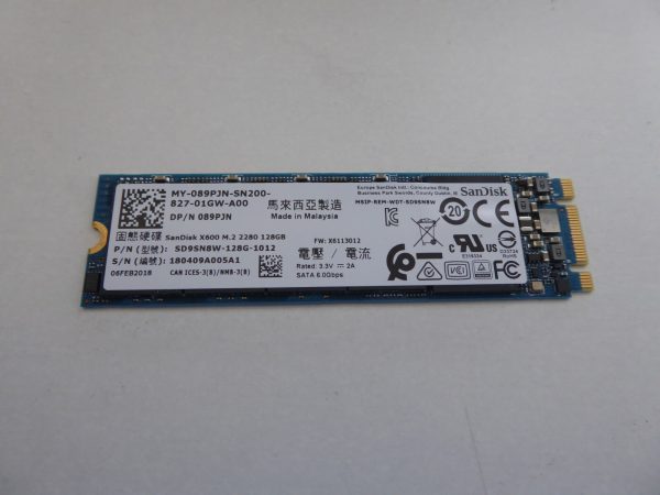 Original Dell SanDisk 128GB m.2 2280 SSD SATA 6G XPS15 XPS13 M5510 DP N 089PJN For Discount