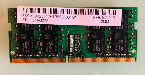 Lenovo 16GB 2666MHz PC4-21300 Sodimm 01AG825 T490 T490s T590 X390 Neu Re MWSt Online