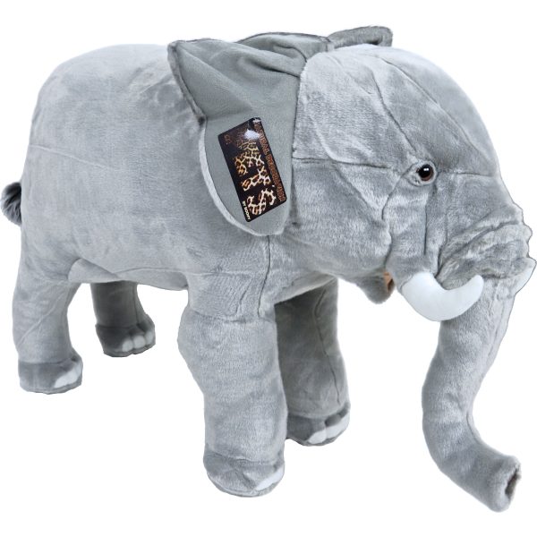 Boony Natural Decoration olifant pluche staand, 75 cm. For Discount