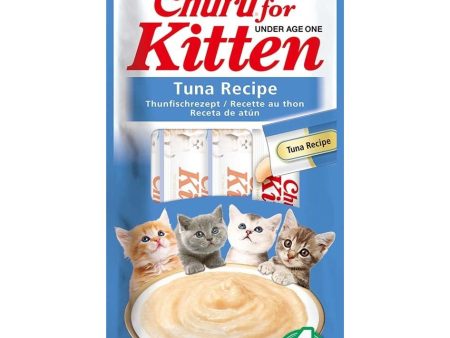 Katten snoepjes Churu voor kittens Puree Tonijn Online now