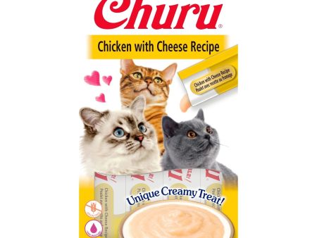 Katten snoepjes Churu Puree Kip met Kaas on Sale