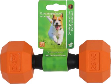 Honden speelgoed Boon hond speelgoed halter rubber+nylon oranje zwart 18cm on Sale