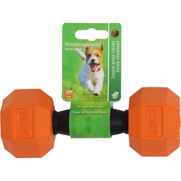 Honden speelgoed Boon hond speelgoed halter rubber+nylon oranje zwart 18cm on Sale