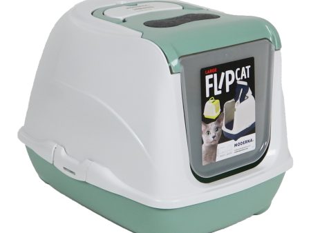 Kattenbak Moderna kattentoilet Flip Cat  large mint green 50 cm Hot on Sale