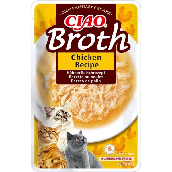 Katten snoepjes soepjes Inaba CIAO broth kip Cheap