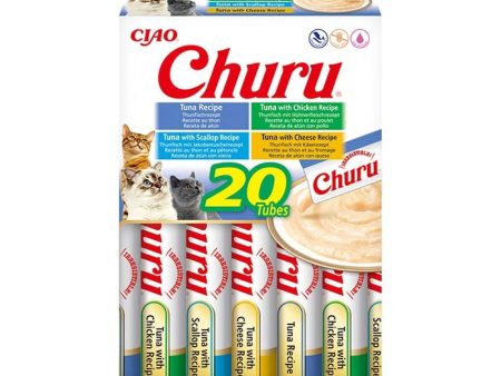 Katten snoepjes INABA Churu kat Multipack Tonijn - 20 stuks For Cheap