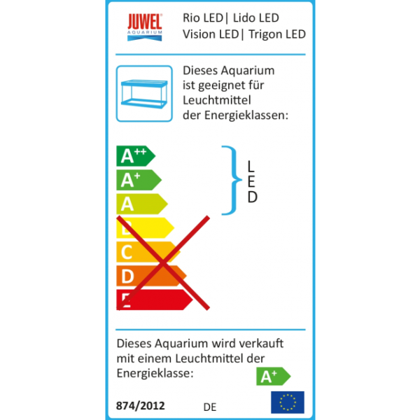 Aquarium Juwel aquarium Trigon 350 LED met filter, zwart. Online now