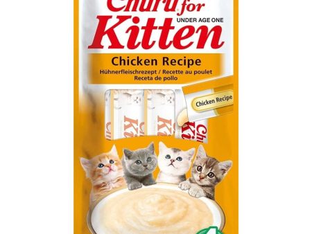 Katten snoepjes Churu voor kittens Puree Kip Online Sale