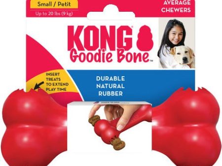 Hondenspeelgoed Kong hond goodie bone rood small Discount