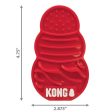 Hondenspeelgoed Kong licks Small Large rood Hot on Sale