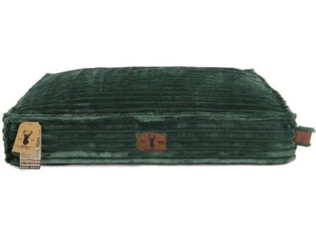 Honden kattenmanden Boony est 1941 premium ligkussen Green coruroy  orthopedisch Hot on Sale