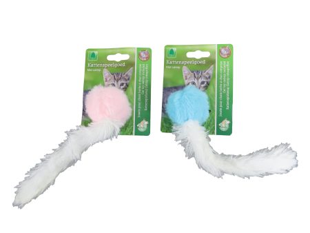 Katten speelgoed Boon kat speelgoed bal pluche met staart 24cm Sale