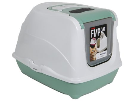 Kattenbak Moderna kattentoilet Flip Cat Jumbo 57 Cm Mint green For Cheap