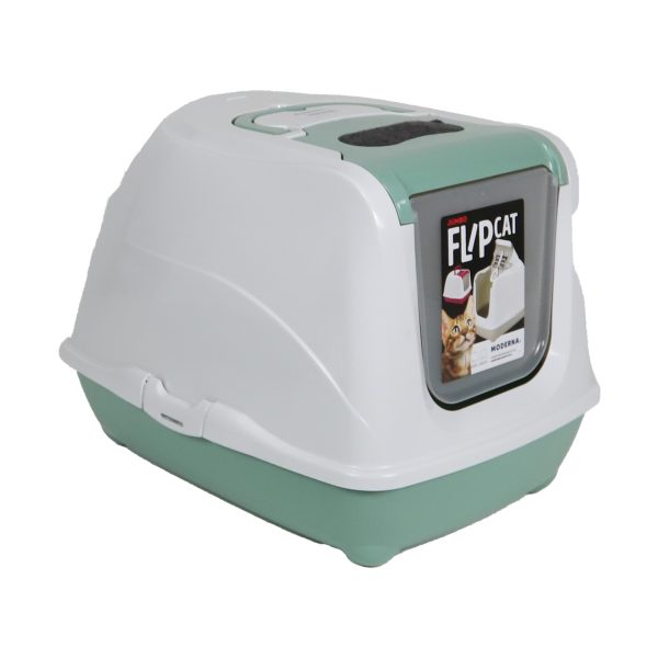 Kattenbak Moderna kattentoilet Flip Cat Jumbo 57 Cm Mint green For Cheap