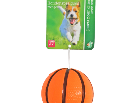 Honden speelgoed Boon hond speelgoed basketbal TPR met piep oranje 6 of 8 cm Online