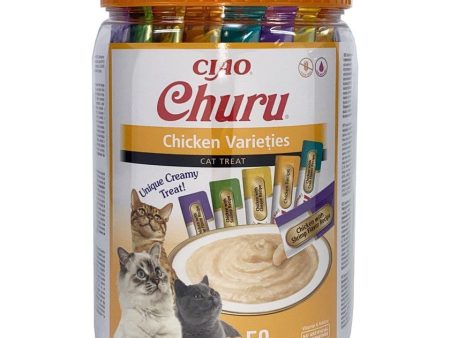 Katten snoepjes Inaba Churu Multipack Chicken 50 stuks Online