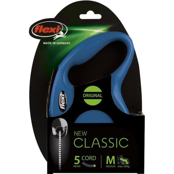 Flexi rollijn CLASSIC cord M, blauw. (5 meter) Supply