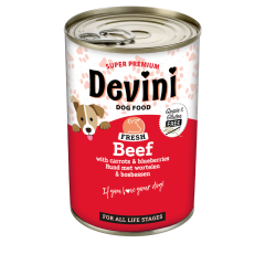 Honden voeding Devini Blikvoeding Hond Beef 400 Gram Online now