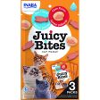 Katten snoepjes Juicy Bites Vis en mossel  ( Verpakt 3 zakjes x 11,3 gram ) For Discount