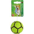 Honden speelgoed Boon hond speelgoed basketbal TPR met piep groen 6 of 8 cm Fashion