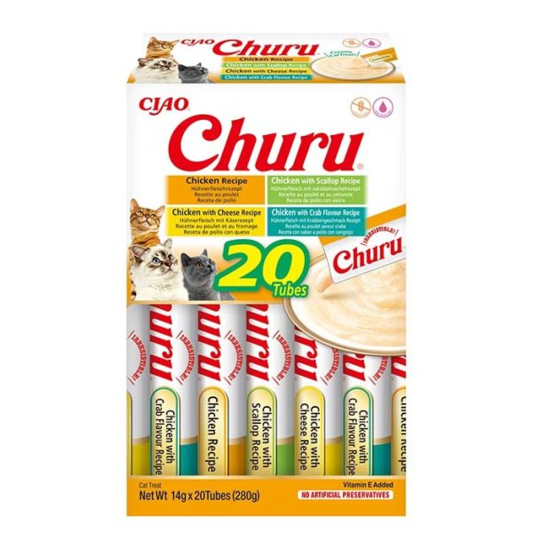 Katten snoepjes INABA Churu kat Multipack Kip - 20 stuks Online Sale