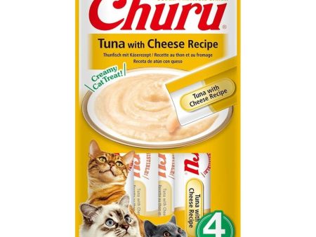 Katten snoepjes Churu Puree tonijn met kaas Sale