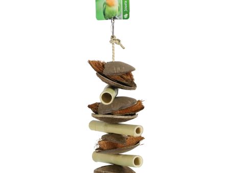 Vogelspeelgoed Boon slinger kokos + bamboe 30cm Discount