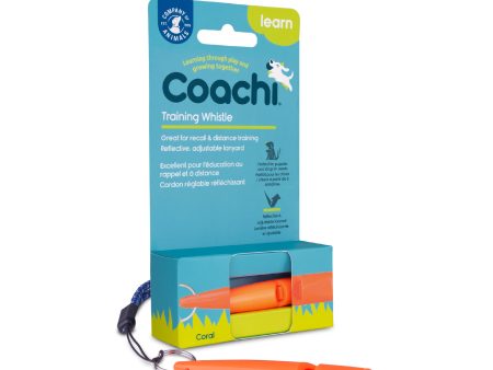 Hondenfluit Coachi training whistle coral 41133a Online now