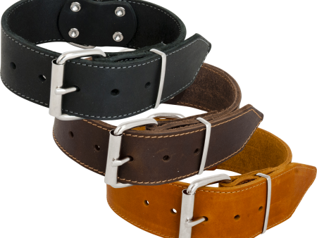 Jack and Vanilla vetleder halsband breed 40mm on Sale